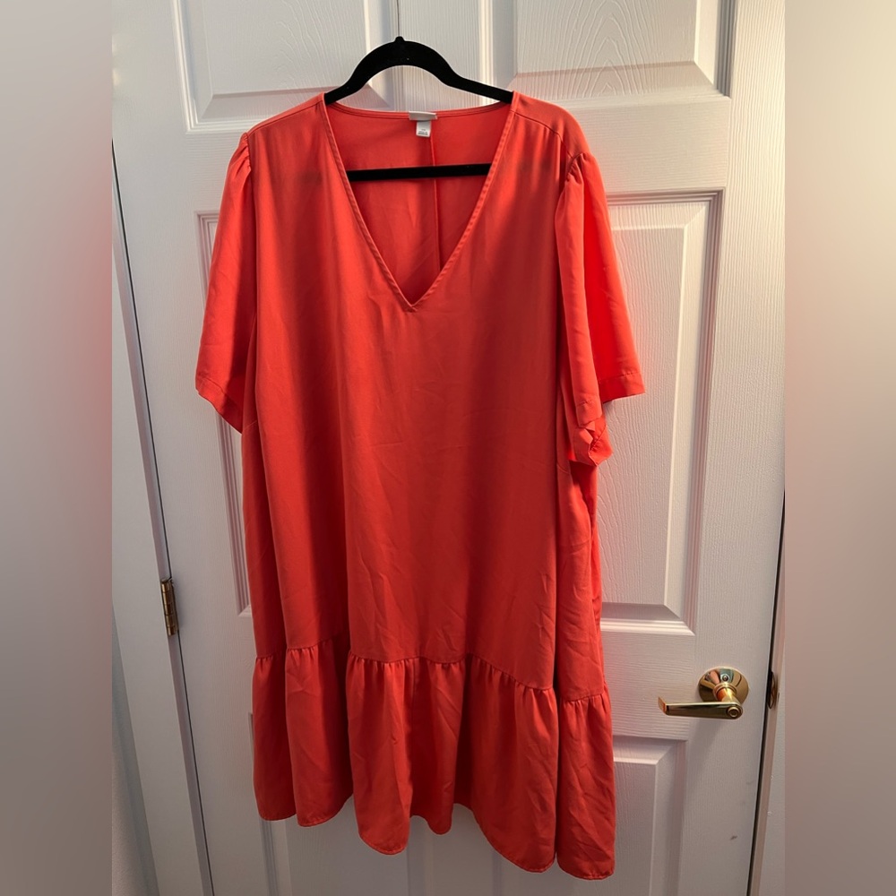 Coral dress🌺